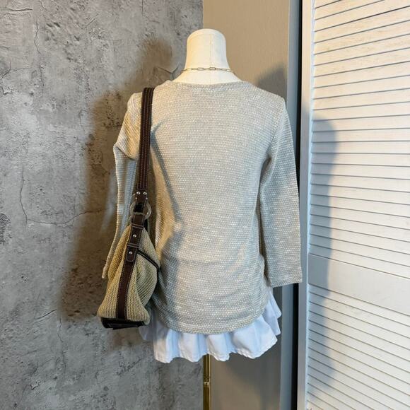 Cato Grey & Cream Boho Cardigan - Picture 6 of 8